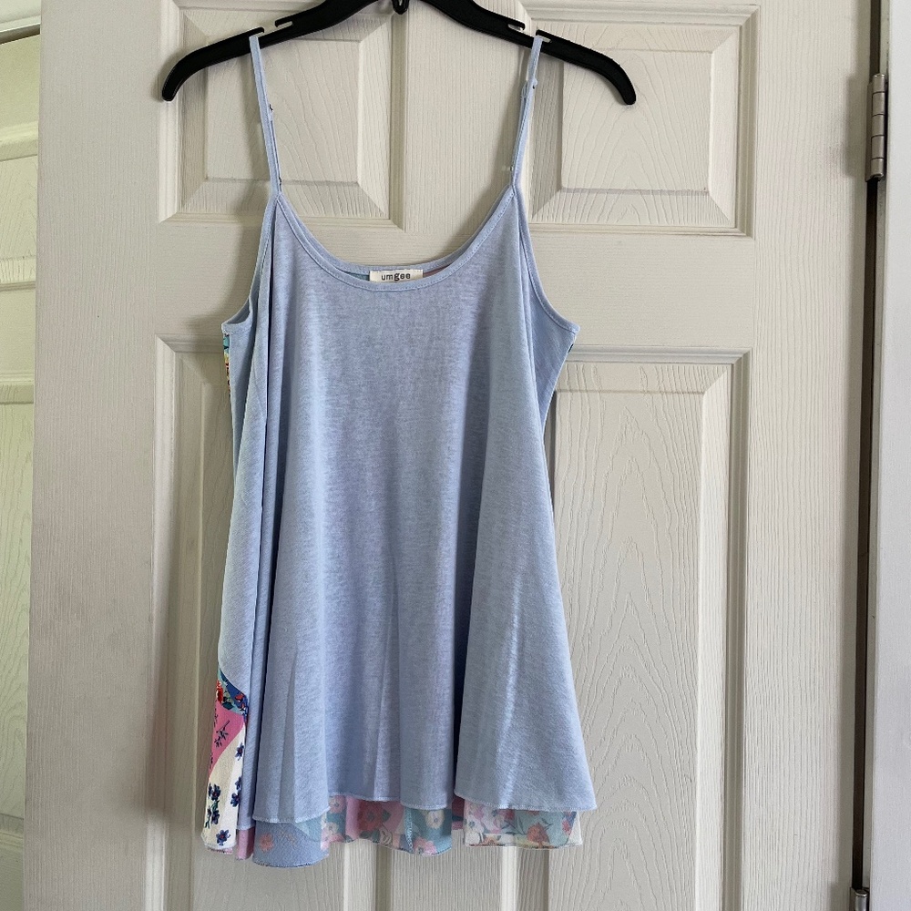 Spaghetti Strap Casual Women’s Top.  Loose fit Medium by Umgee USA